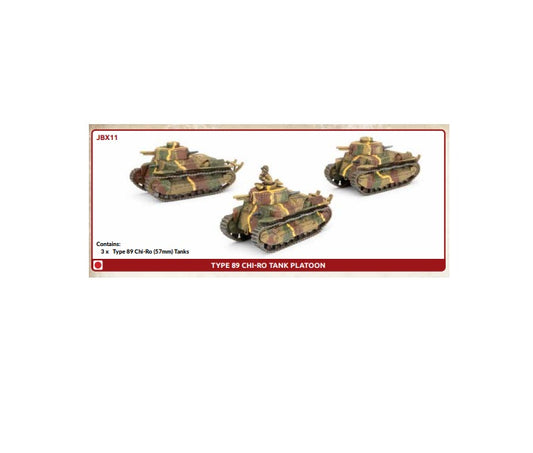 Preorder - Type 89 Chi-Ro Tank Platoon (x3)