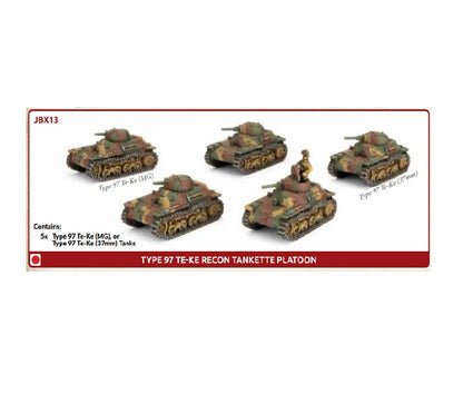 Type 97 Te-Ke Recon Tankette Platoon (x5)