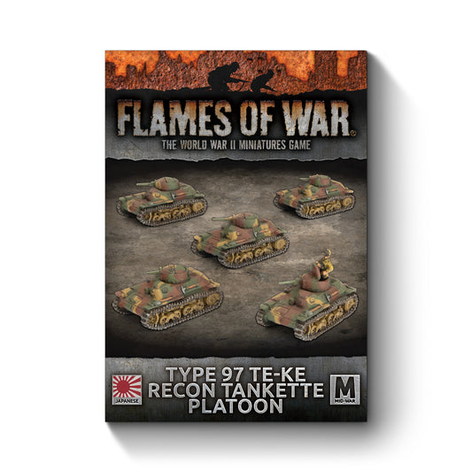 Type 97 Te-Ke Recon Tankette Platoon (x5)