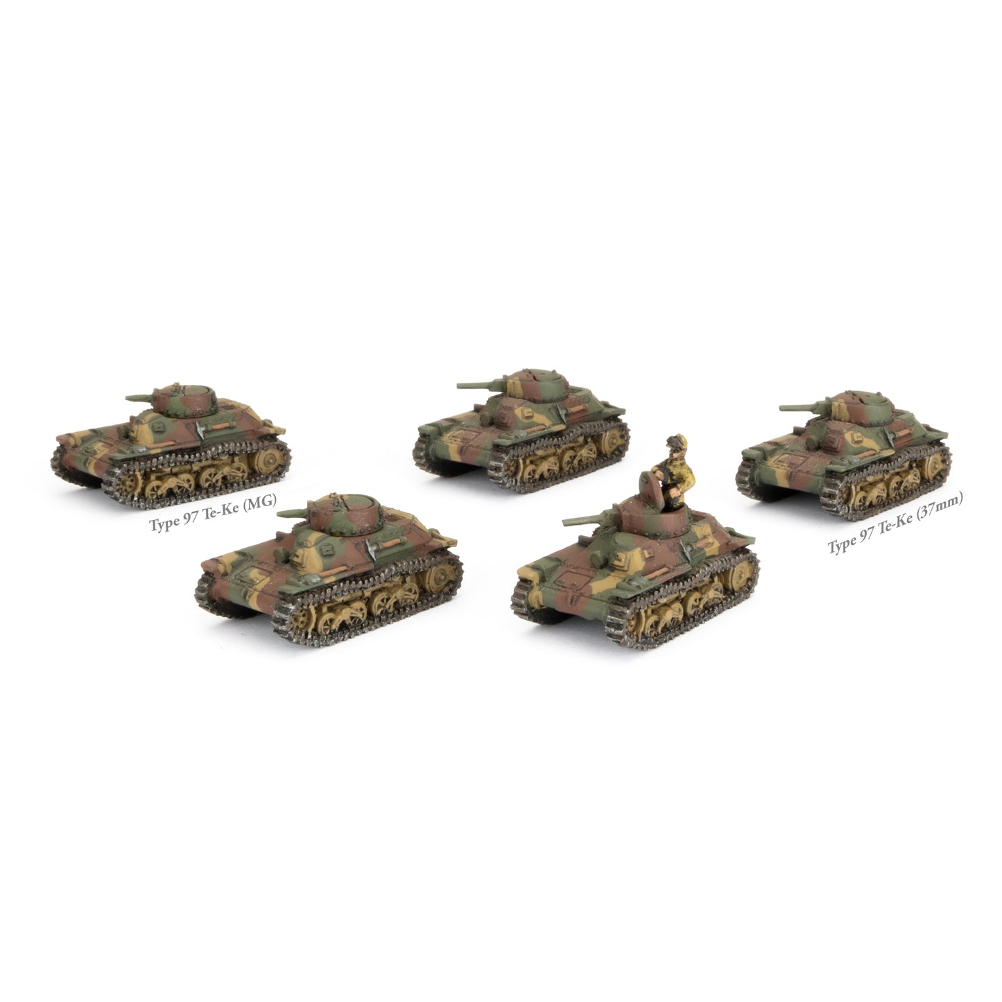 Type 97 Te-Ke Recon Tankette Platoon (x5)