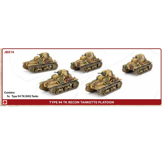 Type 94 TK Recon Tankette Platoon (x5)