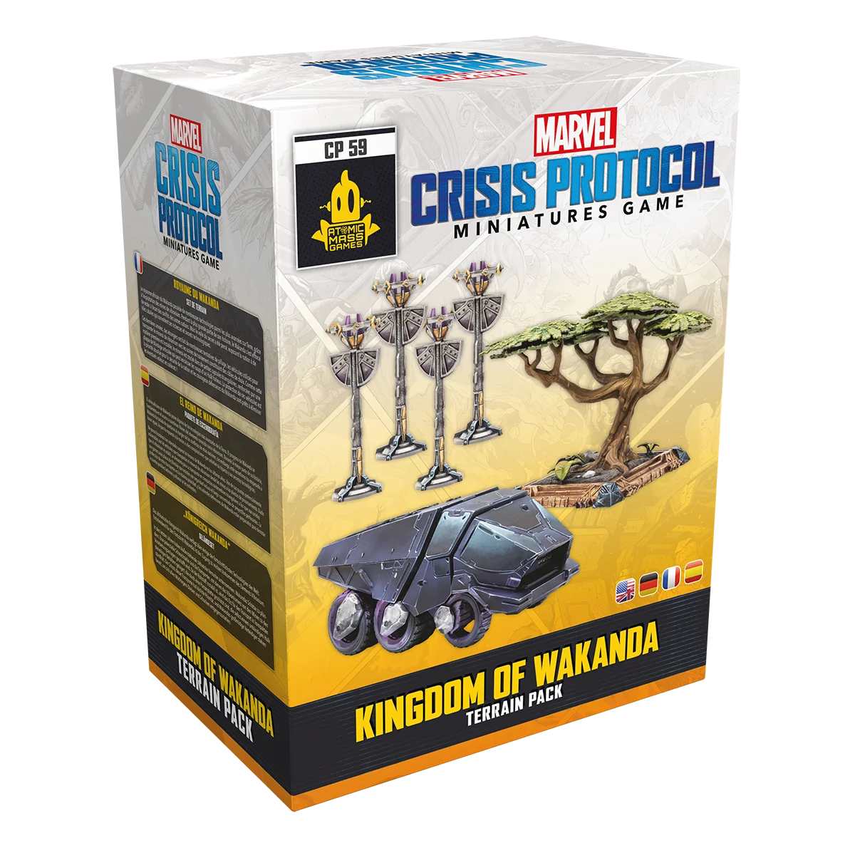Preorder - Marvel: Crisis Protocol – Kingdom of Wakanda Terrain Pack (Geländeset “Königreich Wakanda”)