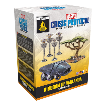 Preorder - Marvel: Crisis Protocol – Kingdom of Wakanda Terrain Pack (Geländeset “Königreich Wakanda”)
