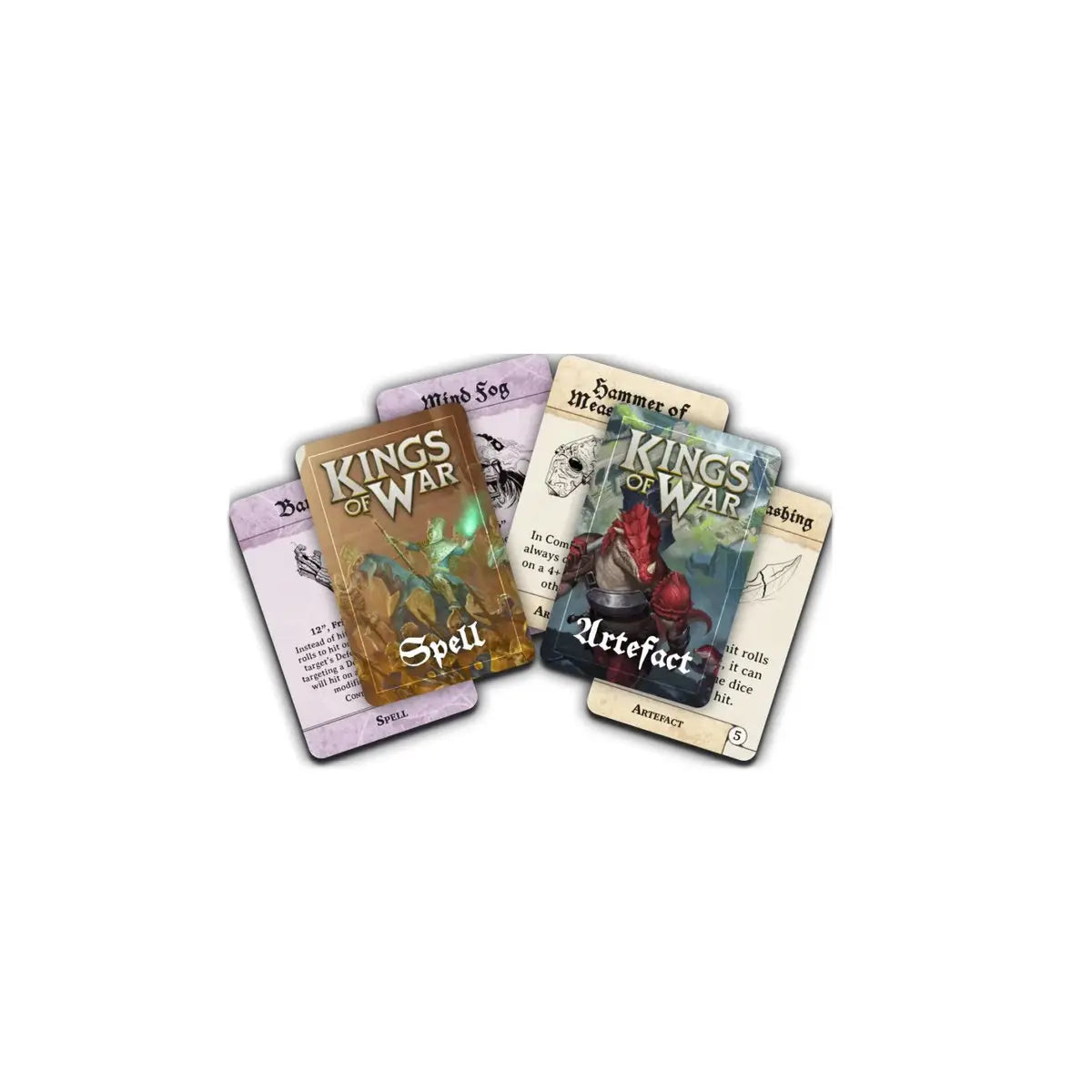 Preorder - Kings of War: Spell and Artefact Cards (4th Edition