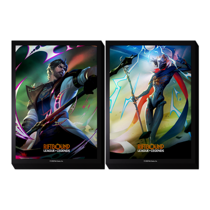 Preorder - Riftbound: League of Legends TCG - Vendetta Art Sleeves: Jayce vs Viktor