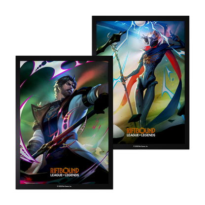 Preorder - Riftbound: League of Legends TCG - Vendetta Art Sleeves: Jayce vs Viktor