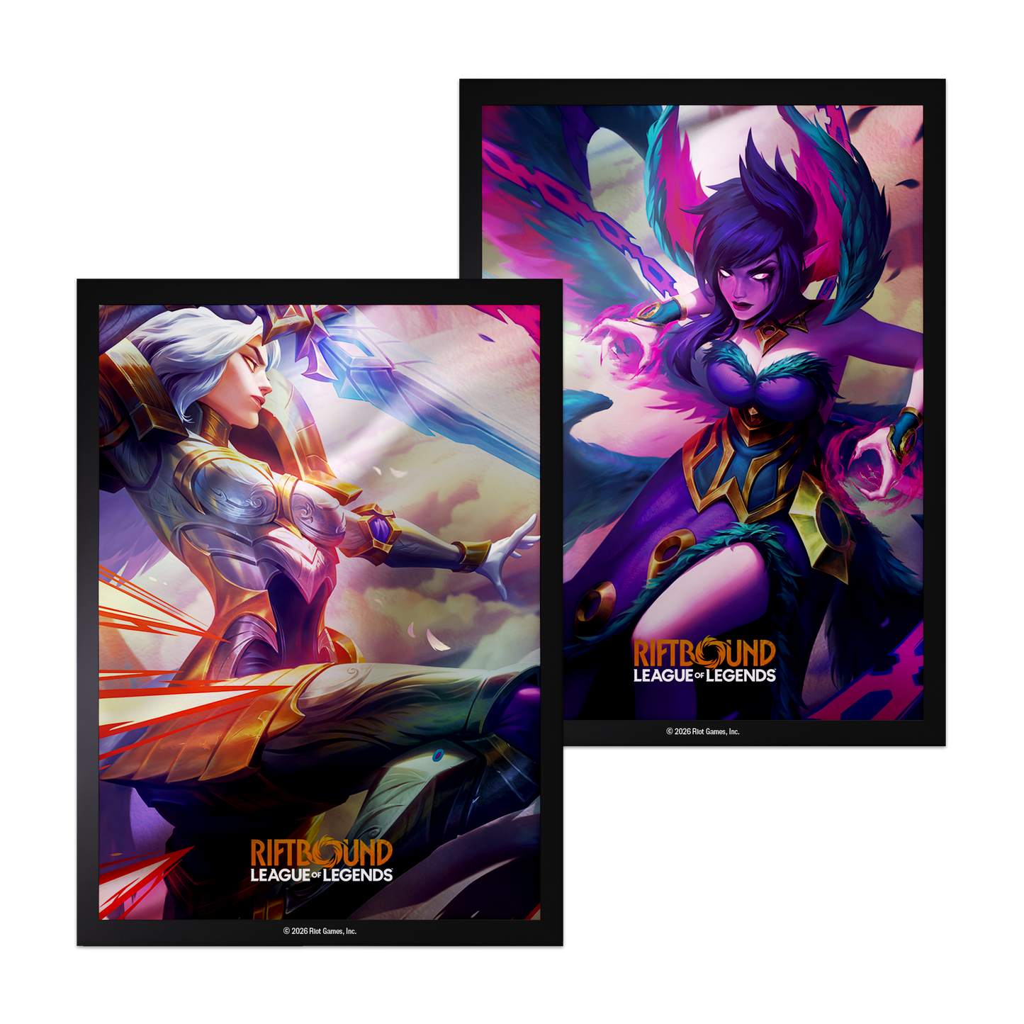 Preorder - Riftbound: League of Legends TCG - Vendetta Art Sleeves: Kayle vs Morgana