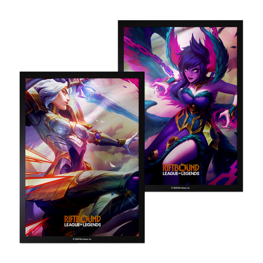 Preorder - Riftbound: League of Legends TCG - Vendetta Art Sleeves: Kayle vs Morgana