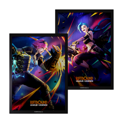 Preorder - Riftbound: League of Legends TCG - Vendetta Art Sleeves: Vi vs Jinx