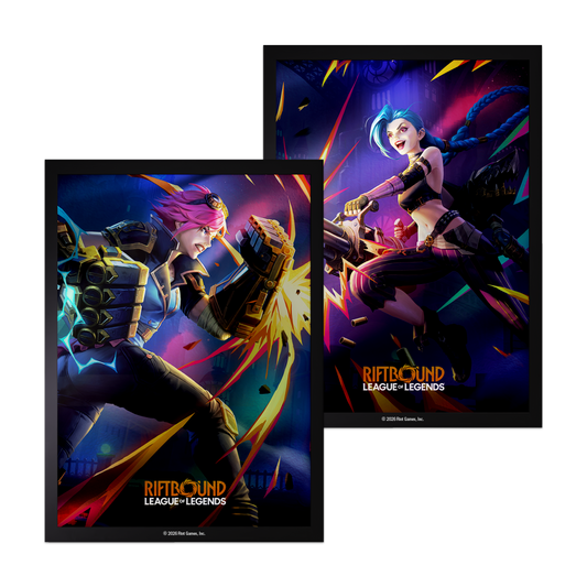 Preorder - Riftbound: League of Legends TCG - Vendetta Art Sleeves: Vi vs Jinx