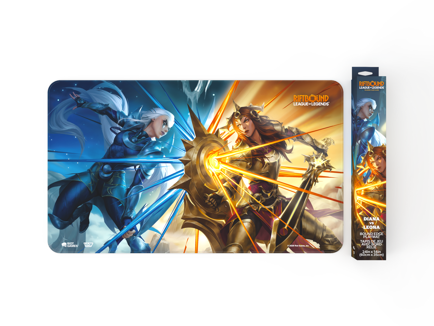 Preorder - Riftbound: League of Legends TCG - Vendetta Playmat: Diana vs Leona