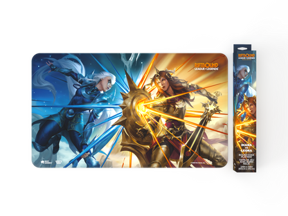 Preorder - Riftbound: League of Legends TCG - Vendetta Playmat: Diana vs Leona