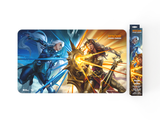Preorder - Riftbound: League of Legends TCG - Vendetta Playmat: Diana vs Leona