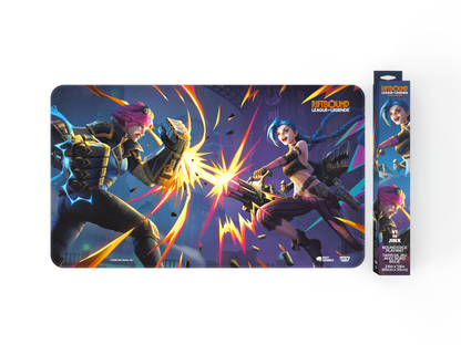 Preorder - Riftbound: League of Legends TCG - Vendetta Playmat: Vi vs Jinx