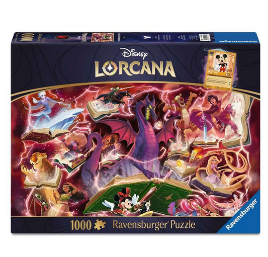Disney Lorcana - Glimmers of the Realm: Ruby - Puzzle 1000 Teile
