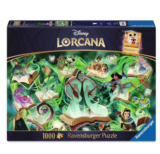 Disney Lorcana - Glimmers of the Realm: Emerald - Puzzle 1000 Teile