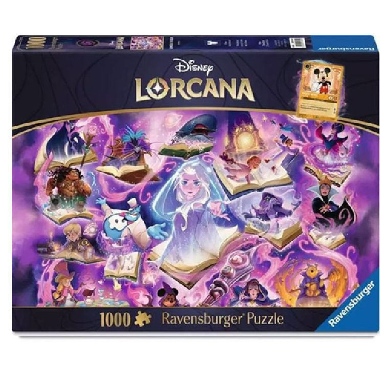 Disney Lorcana - Glimmers of the Realm: Amethyst - Puzzle 1000 Teile