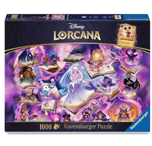 Disney Lorcana - Glimmers of the Realm: Amethyst - Puzzle 1000 Teile