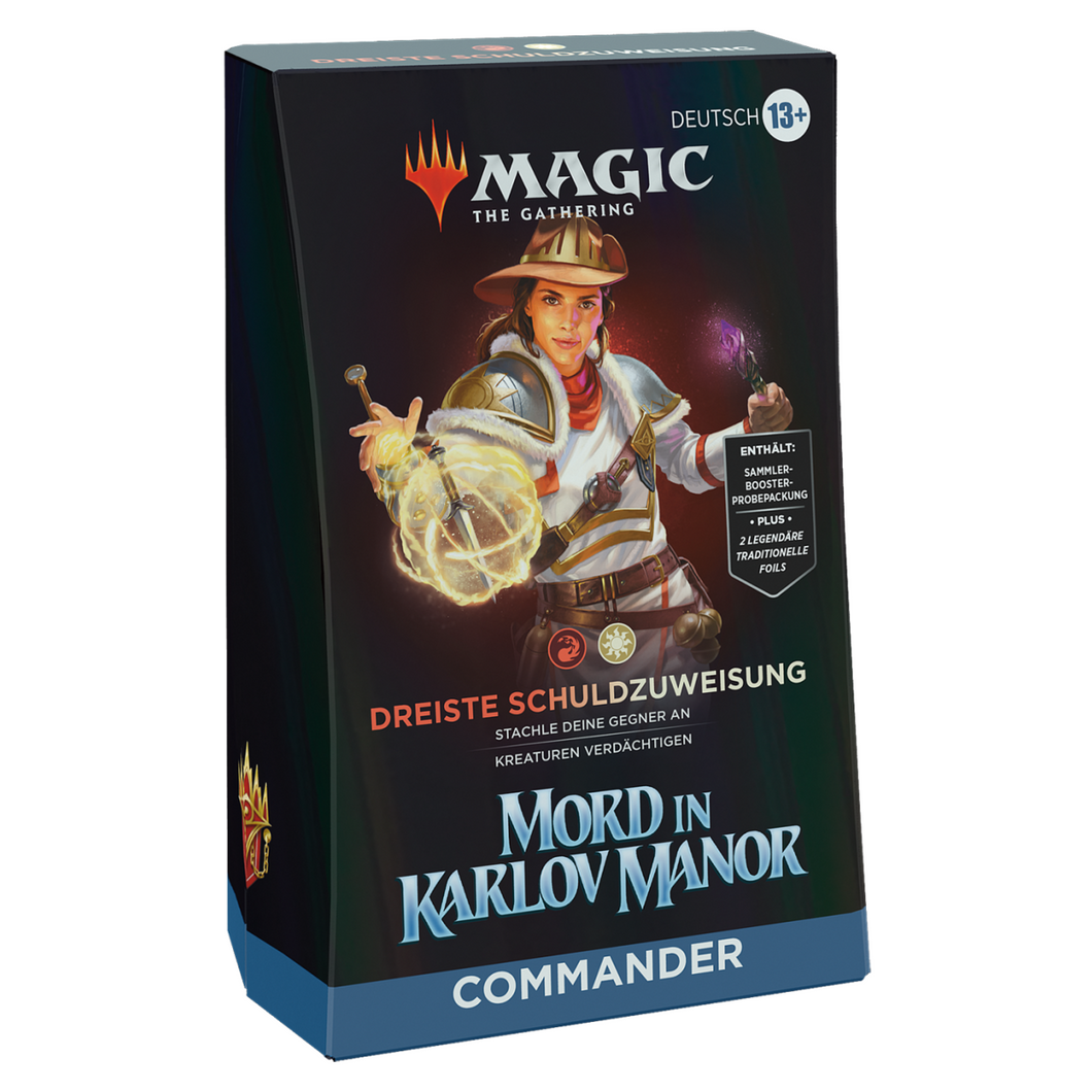 MAGIC MORD IN KARLOV MANOR COMMANDER DECK DE - Grün