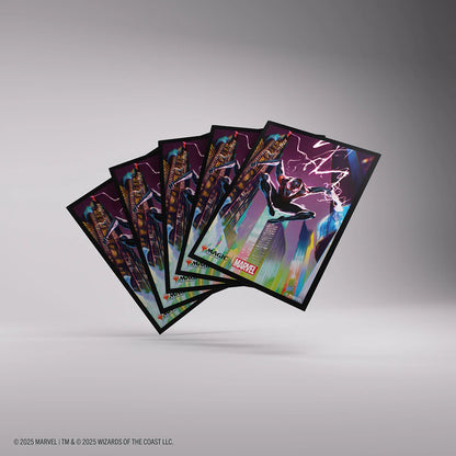 Preorder - Magic: The Gathering | Marvel's Spider-Man Premium Art Sleeves - Spider-Man Miles Morales