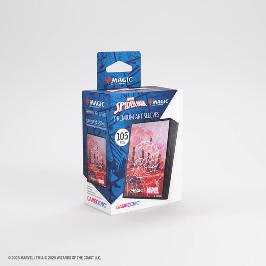 Preorder - Magic: The Gathering | Marvel's Spider-Man Premium Art Sleeves - Spider-Man Mountain