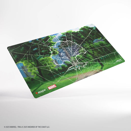 Preorder - Magic: The Gathering | Marvel's Spider-Man Shiny Playmat - Spider-Man Forest