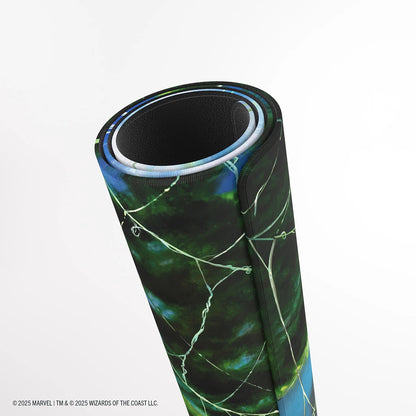 Preorder - Magic: The Gathering | Marvel's Spider-Man Shiny Playmat - Spider-Man Forest