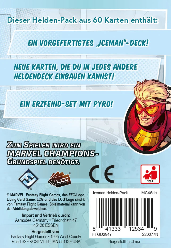 Preorder - Marvel Champions: Das Kartenspiel – Iceman
