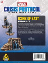 Lade das Bild in den Galerie-Viewer, Preorder - Marvel: Crisis Protocol – Icons of Bast Terrain Pack (Geländeset “Ikonen von Bast”)
