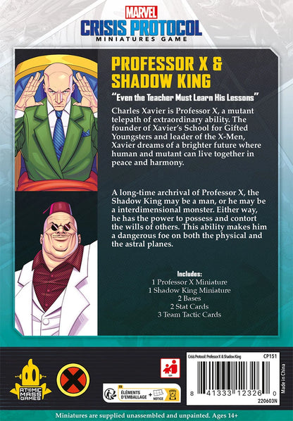 Preorder - Marvel: Crisis Protocol – Professor X & Shadow King