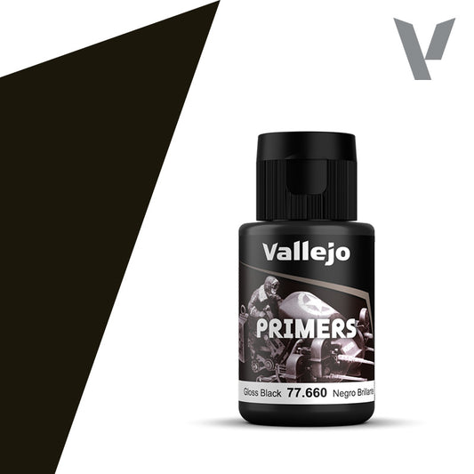 Metal Color Gloss Black Primer 32 ml. (77660)