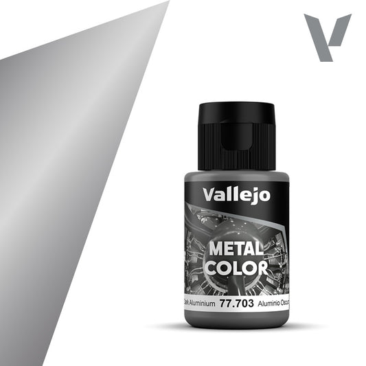 Vallejo Metal Color 703 Dark Aluminium 32 ml