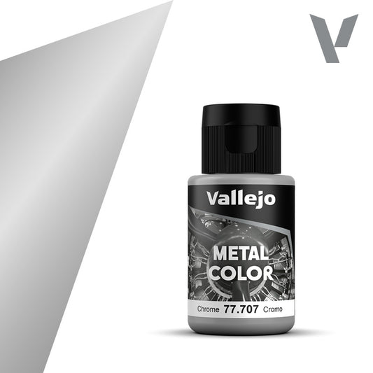 Vallejo Metal Color 707 Chrome 32 ml.