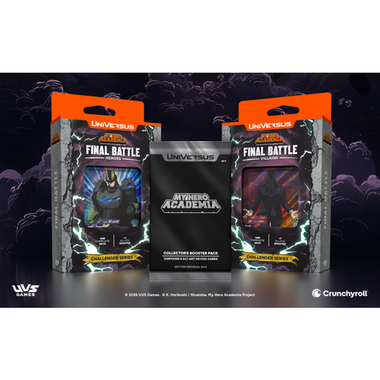 Preorder - Universus TCG - My Hero Academia: Final Battle Challenger Series - 1 Deck (Heroes oder Villains)