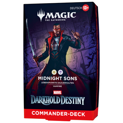 Preorder - Marvel: Darkhold Destiny Commander Deck Display (4 Decks) - DE TCG