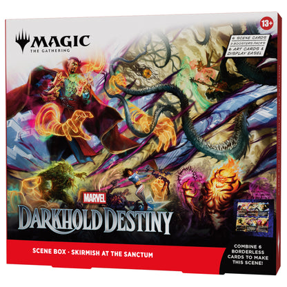 Preorder - Marvel: Darkhold Destiny Scene Box Display (4 Boxes) - EN TCG