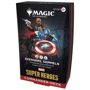 Preorder - MTG - Marvel Super Heroes Commander Deck Display  - DE Avengers