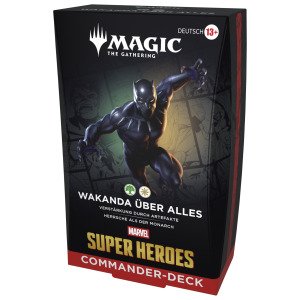 Preorder - MTG - Marvel Super Heroes Commander Deck Display  - DE Wakanda