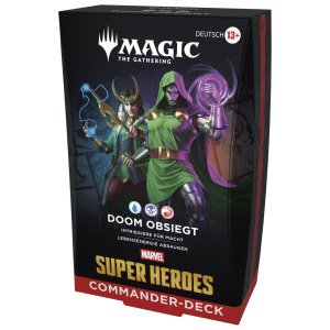 Preorder - Magic TCG  - Marvel Super Heroes Commander Deck Display (4 Decks) - DE