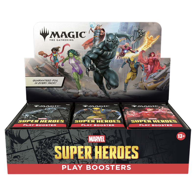 Preorder - Magic TCG  - Marvel Super Heroes Play Booster Display (30 Boosters) - EN