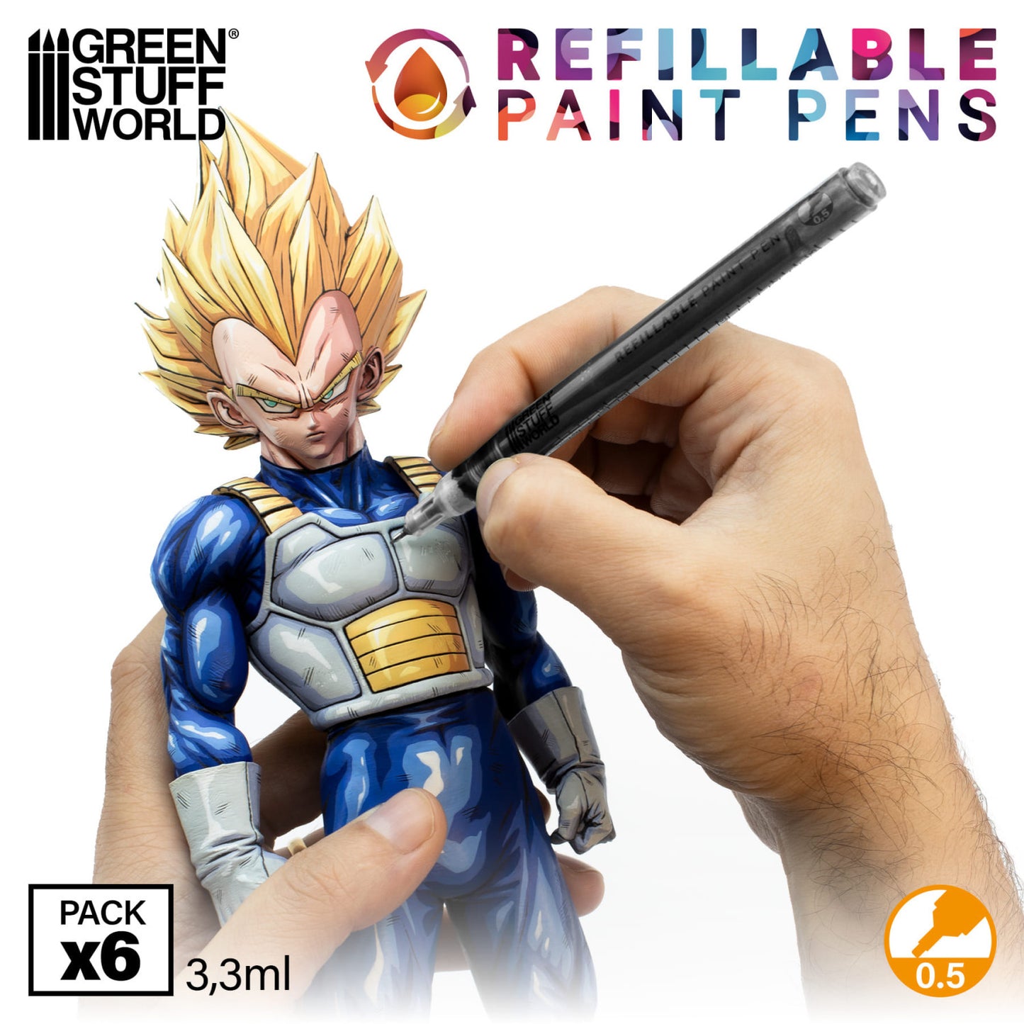 Nachfüllbare Marker 0.5