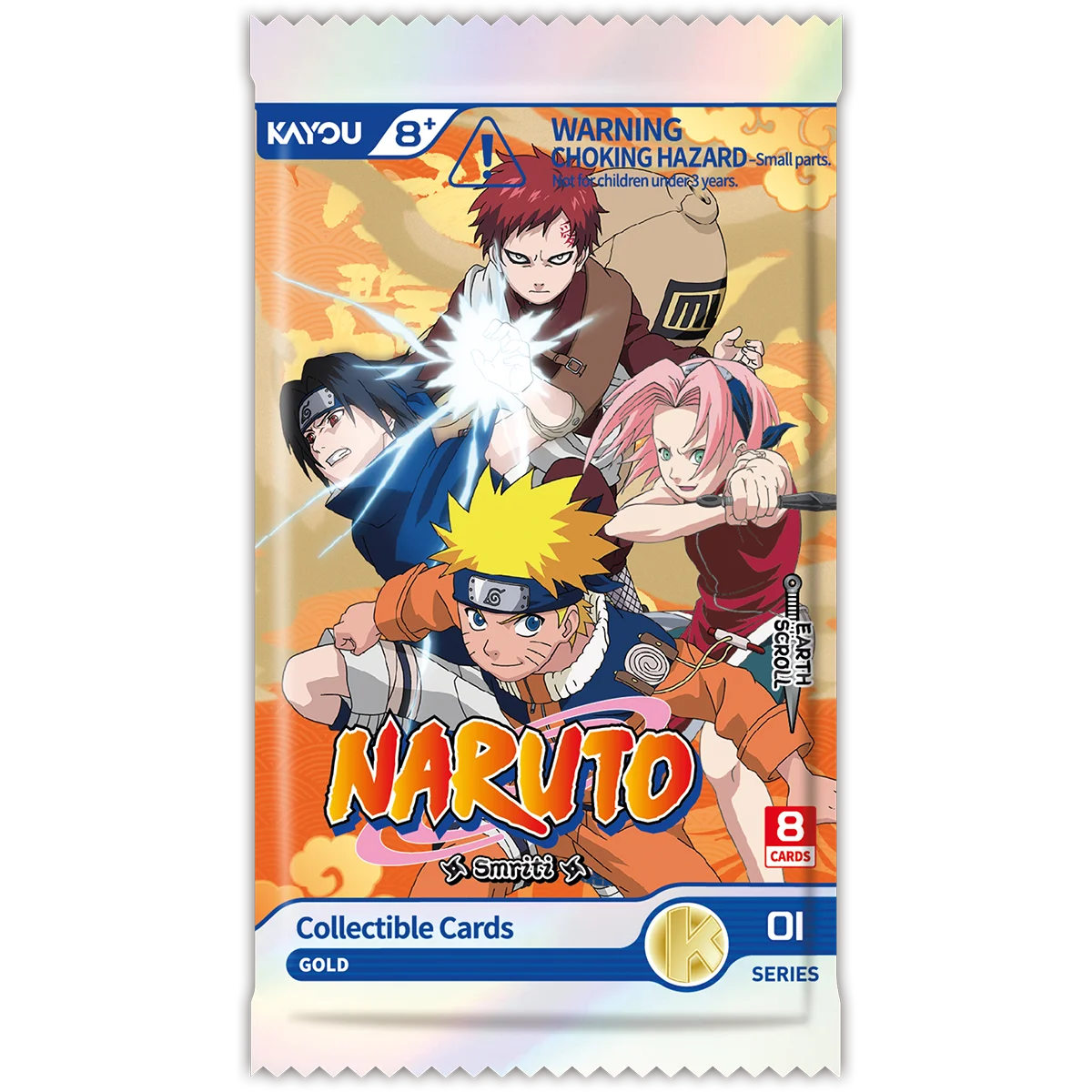 NARUTO-Smriti Collectible Cards-Earth Scroll-001B-Foil-Display