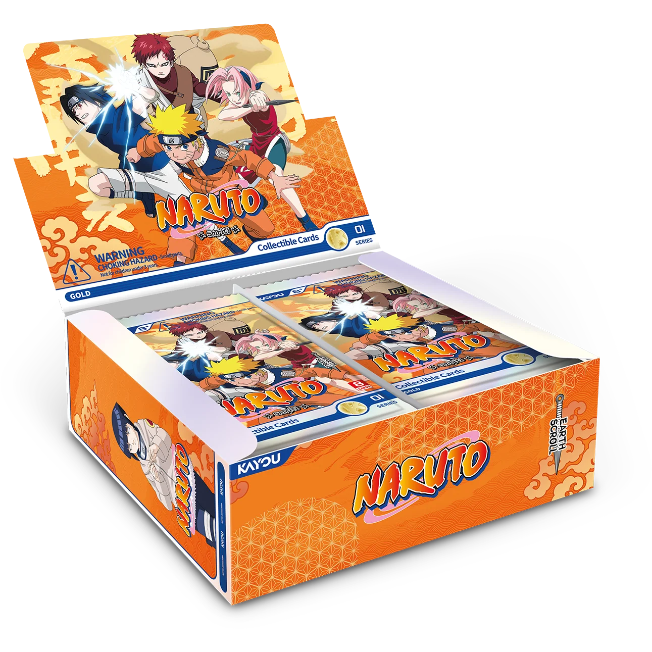 NARUTO-Smriti Collectible Cards-Earth Scroll-001B-Foil-Display