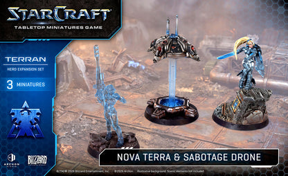 Preorder - Starcraft TMG: Terran Hero Expansion Set: Nova Terra