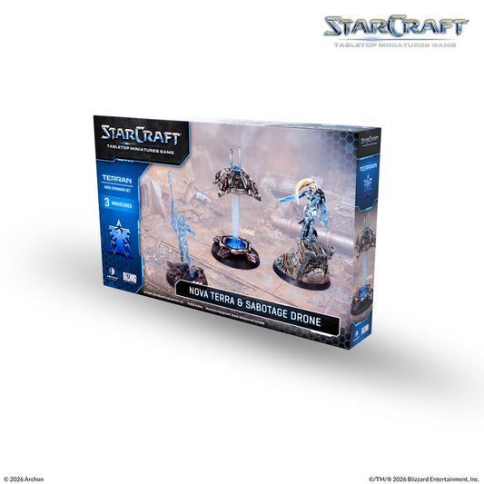 Preorder - Starcraft TMG: Terran Hero Expansion Set: Nova Terra