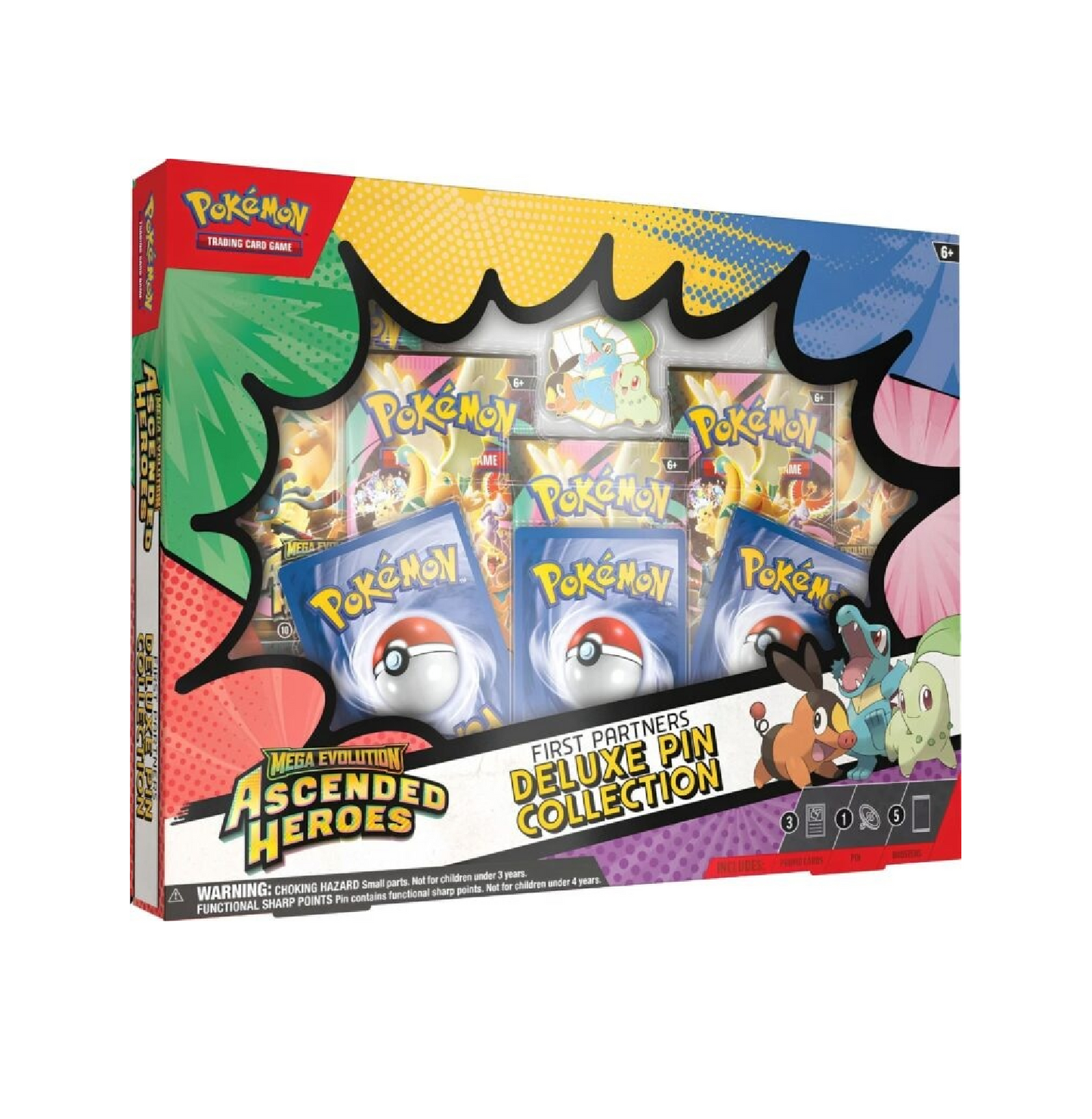 Preorder - Pokémon Cards ME2.5 Erhabene Helden Deluxe Pin DE