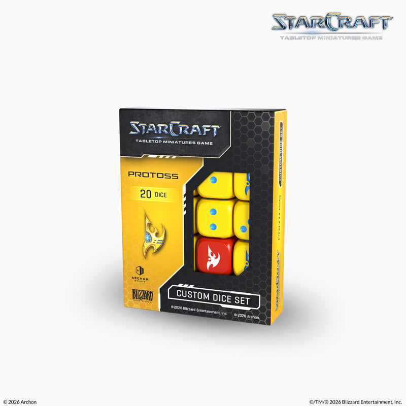 Preorder - Starcraft TMG: Custom Dice Set: Protoss (20 Dice)