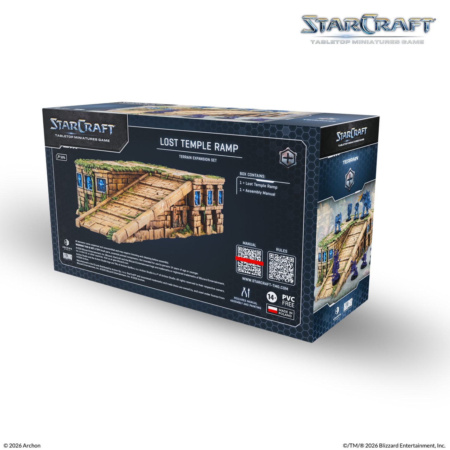 Preorder - Archon Studio - Starcraft TMG: Terrain Expansion Set: Lost Temple Ramp