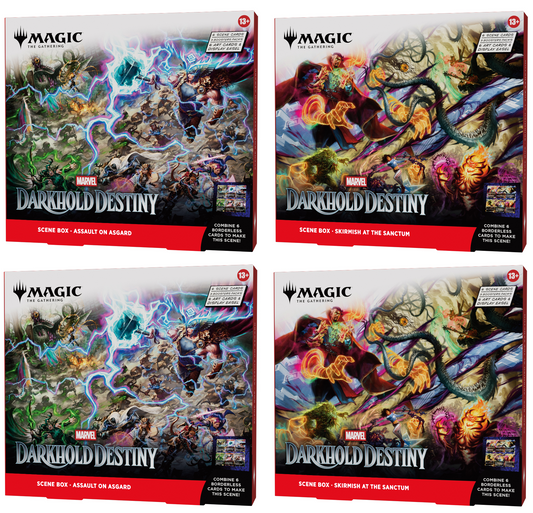 Preorder - Marvel: Darkhold Destiny Scene Box Display (4 Boxes) - EN TCG