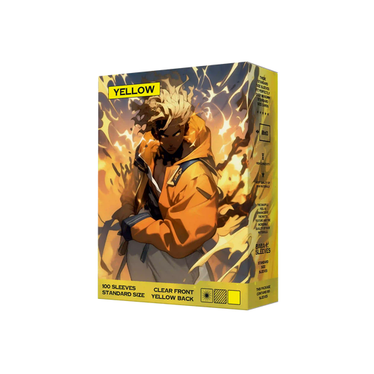 Baba Sleeves - Matte Gelbe / Yellow Hüllen Standard Size (100 Sleeves)